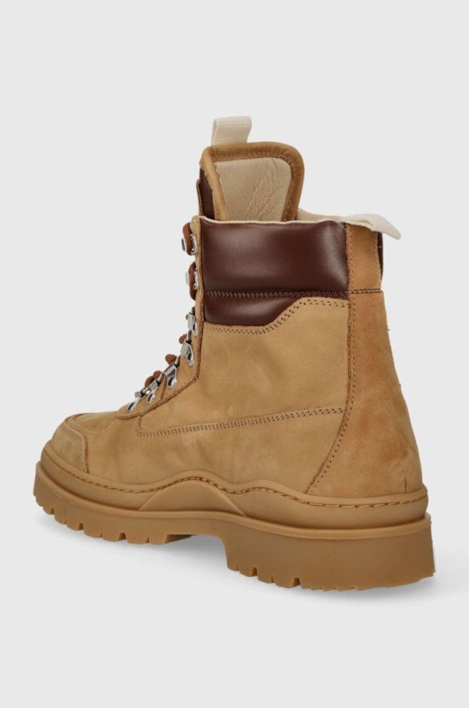 Замшеві кросівки Filling Pieces Mountain Boot Quartz чоловічі колір коричневий 63333369985 фото 3