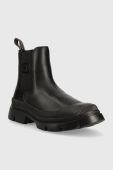 Шкіряні черевики Karl Lagerfeld TREKKA MENS чоловічі колір чорний KL25243 Шкіряні черевики Karl Lagerfeld TREKKA MENS чоловічі колір чорний KL25243