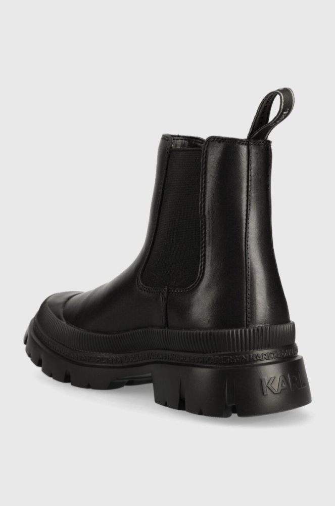 Шкіряні черевики Karl Lagerfeld TREKKA MENS чоловічі колір чорний KL25243 фото 3