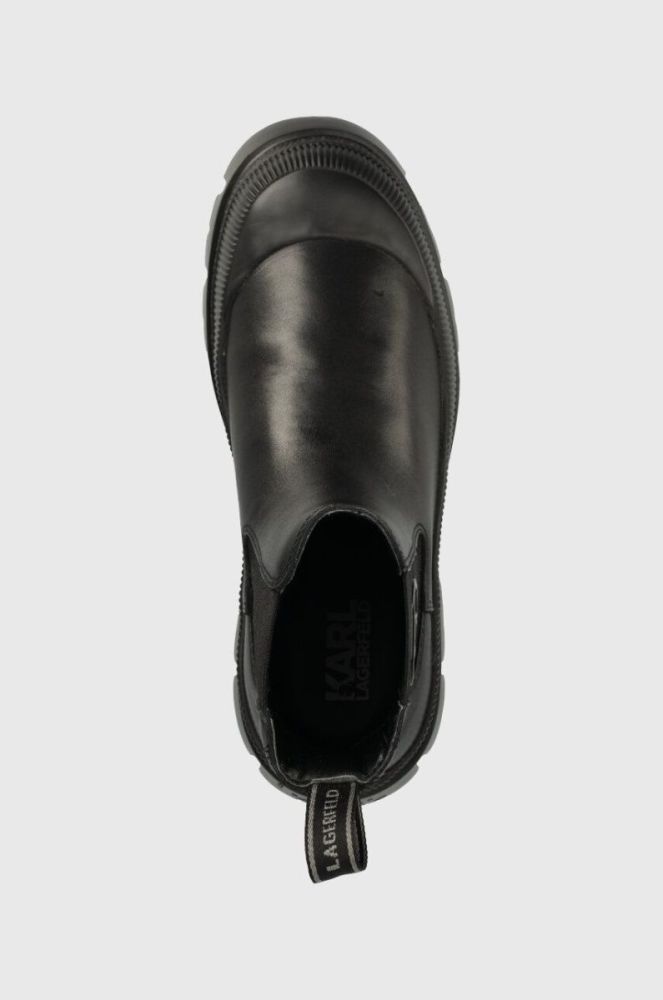 Шкіряні черевики Karl Lagerfeld TREKKA MENS чоловічі колір чорний KL25243 фото 4
