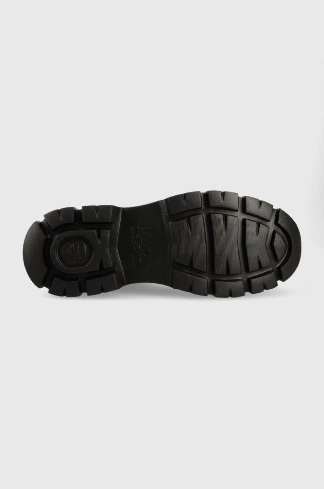 Шкіряні черевики Karl Lagerfeld TREKKA MENS чоловічі колір чорний KL25243 фото 5