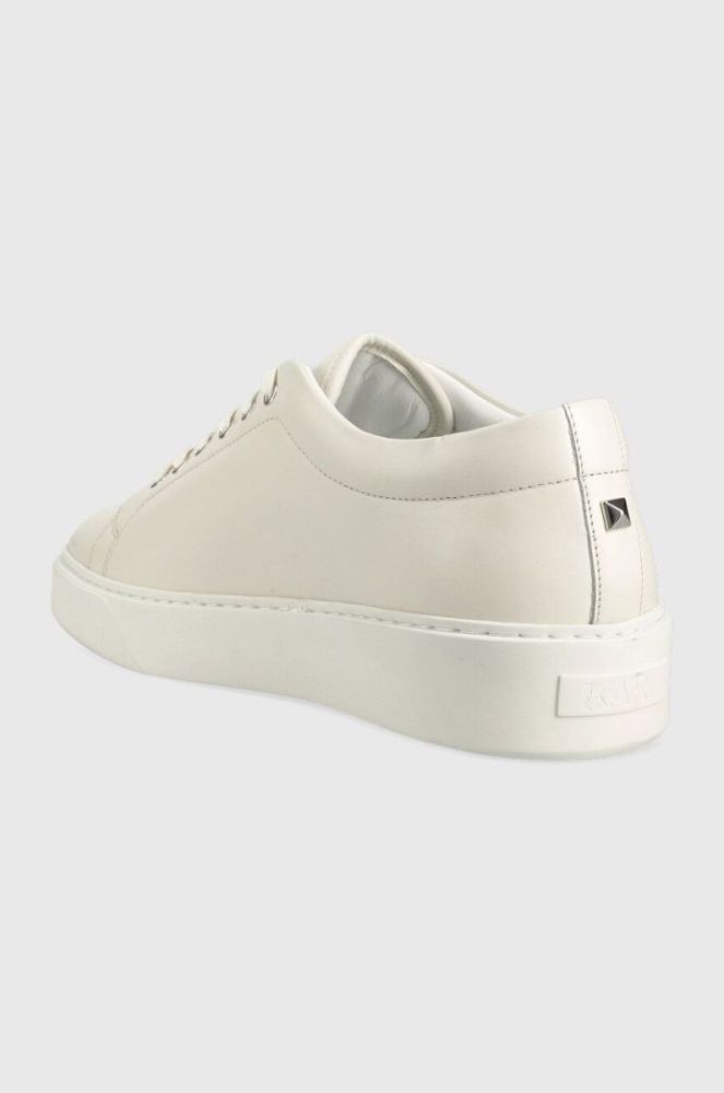 Шкіряні кросівки Karl Lagerfeld FLINT колір білий KL53320 фото 3