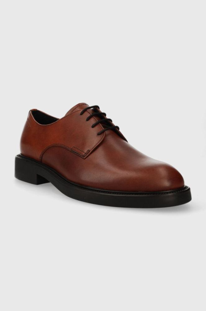 Шкіряні туфлі Vagabond Shoemakers ALEX M чоловічі колір коричневий 5266.201.27 фото 2