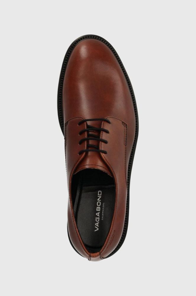 Шкіряні туфлі Vagabond Shoemakers ALEX M чоловічі колір коричневий 5266.201.27 фото 4