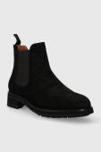 Замшеві черевики Polo Ralph Lauren Bryson Chls чоловічі колір чорний 812913541001