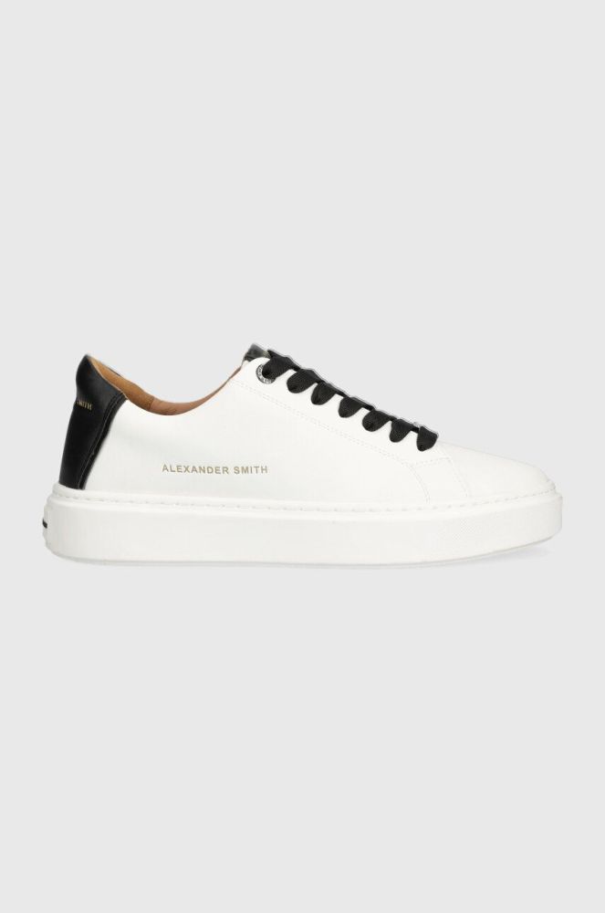 Шкіряні кросівки Alexander Smith London колір білий ALAYN1U10WBK