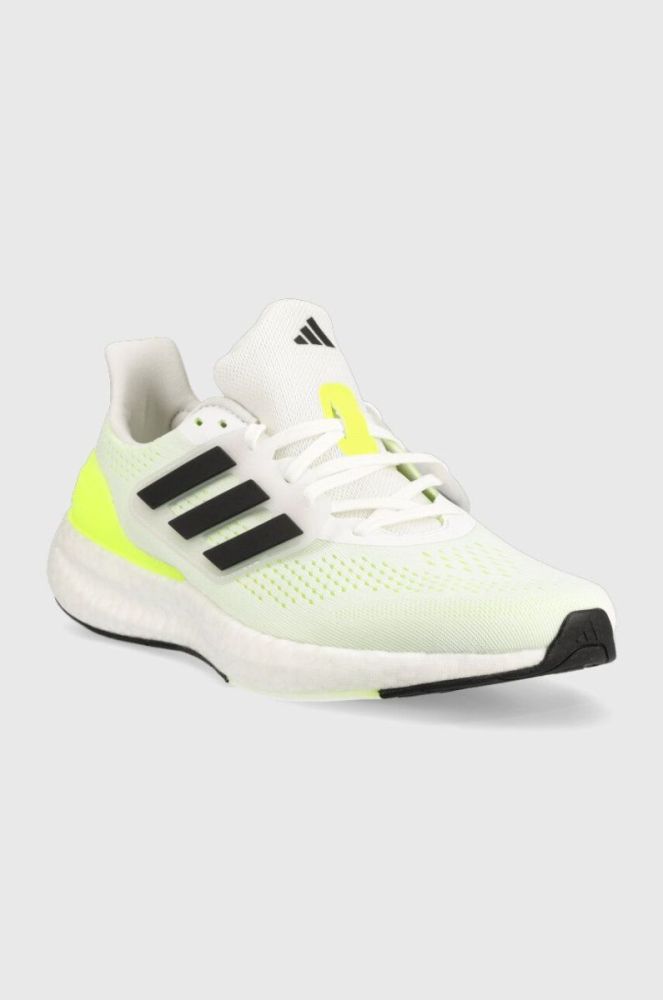 Бігові кросівки adidas Performance Pureboost 23 колір білий (3301536) фото 2