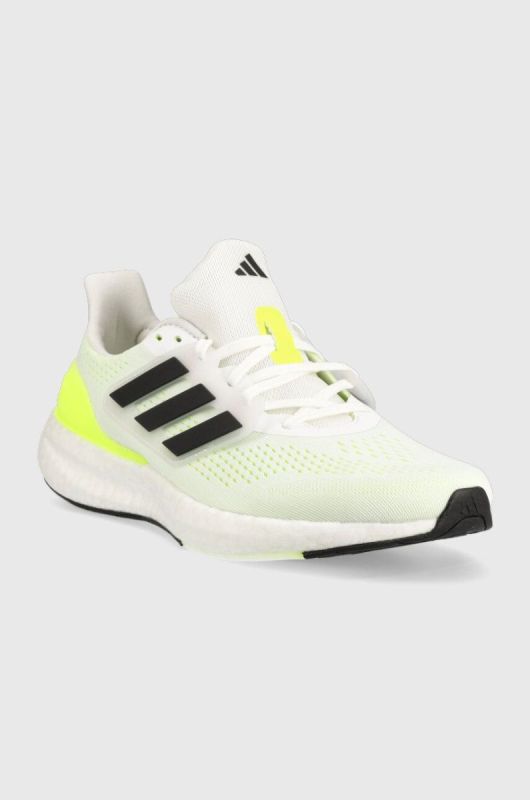 Бігові кросівки adidas Performance Pureboost 23 колір білий (3301536) фото 2