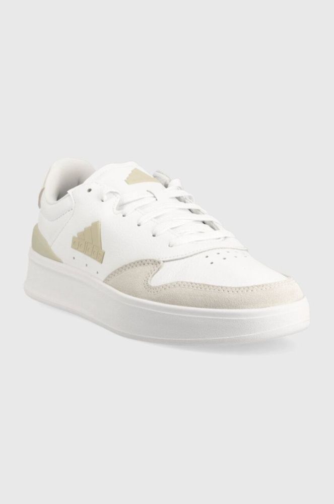 Шкіряні кросівки adidas KANTANA колір білий (3334489) фото 2