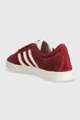 Замшеві кросівки adidas COURT колір бордовий