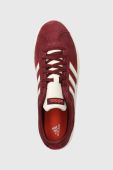 Замшеві кросівки adidas COURT колір бордовий
