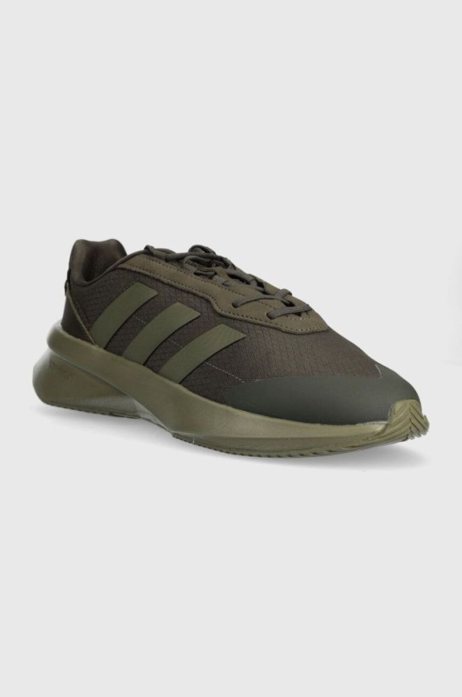 Бігові кросівки adidas Heawyn колір зелений фото 2