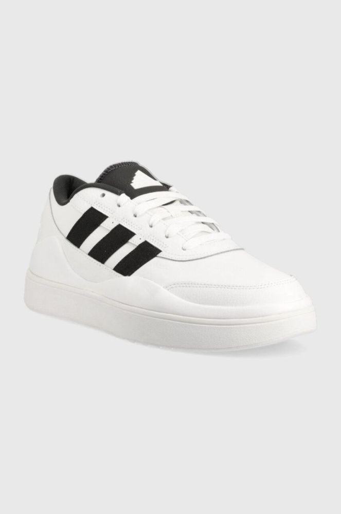 Шкіряні кросівки adidas OSADE колір білий (3305054) фото 2