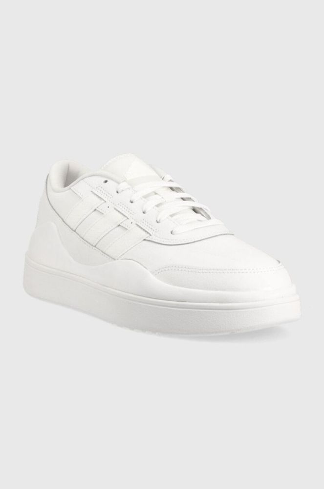 Шкіряні кросівки adidas OSADE колір білий (3305336) фото 2