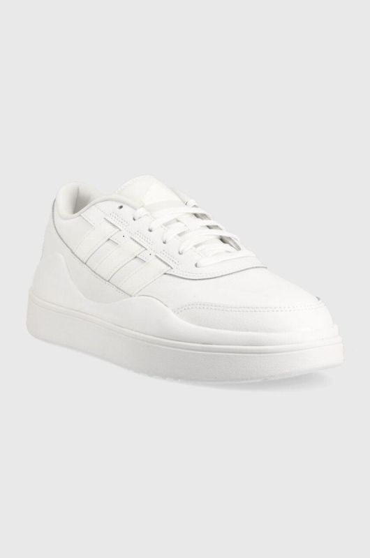Шкіряні кросівки adidas OSADE колір білий (3305336) фото 2