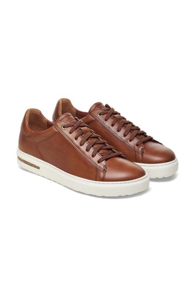 Шкіряні кросівки Birkenstock Bend Low колір коричневий 1026177 фото 3
