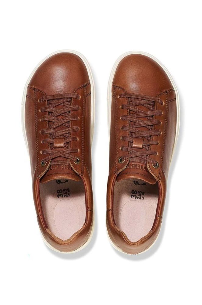 Шкіряні кросівки Birkenstock Bend Low колір коричневий 1026177 фото 5