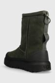 Замшеві чоботи UGG Classic Short Weather Hybrid колір зелений 1143992