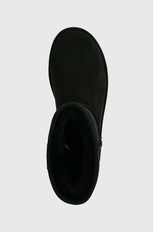 Замшеві чоботи UGG Classic Short колір чорний фото 4