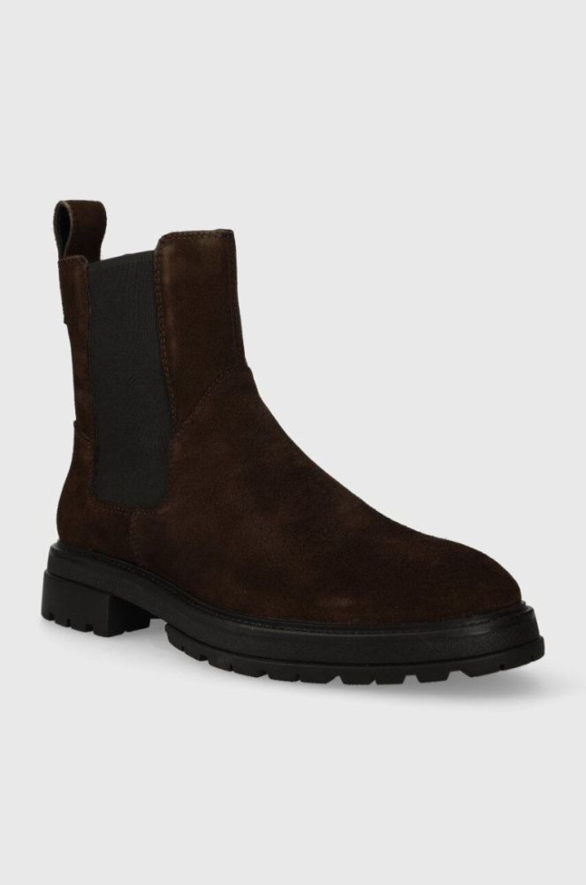 Замшеві кросівки Vagabond Shoemakers JOHNNY 2.0 чоловічі колір коричневий 5679.040.31 фото 2