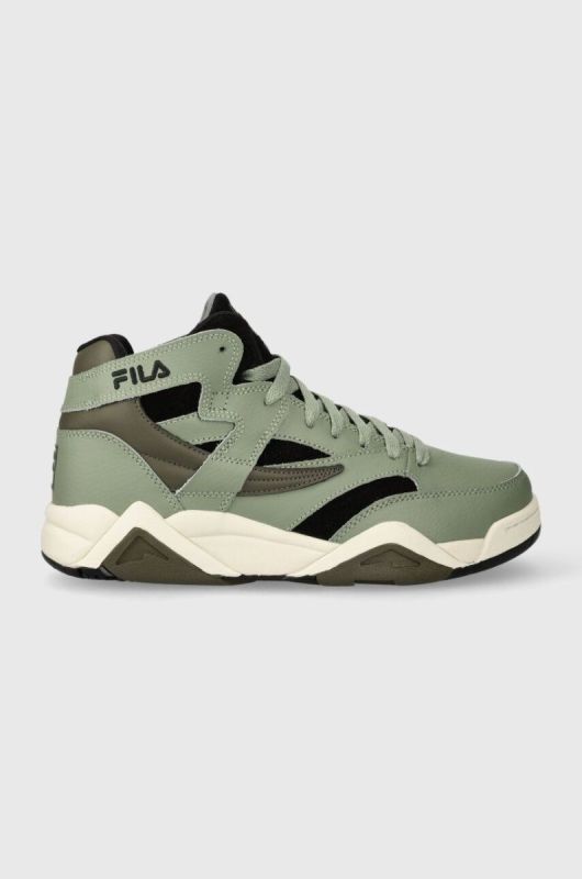 Шкіряні кросівки Fila M-SQUAD колір зелений