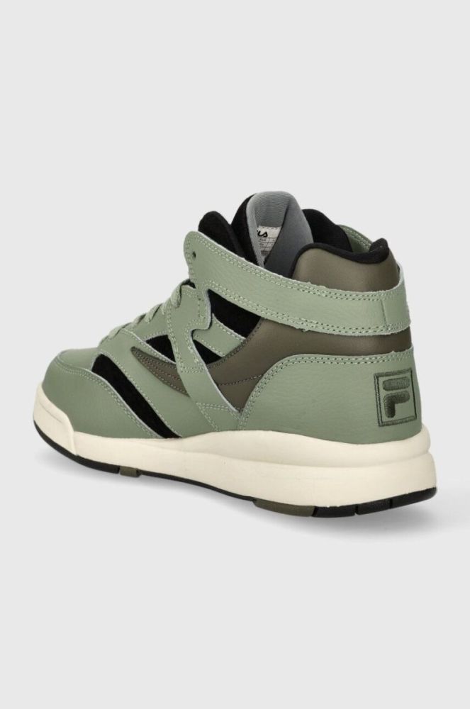 Шкіряні кросівки Fila M-SQUAD колір зелений фото 3