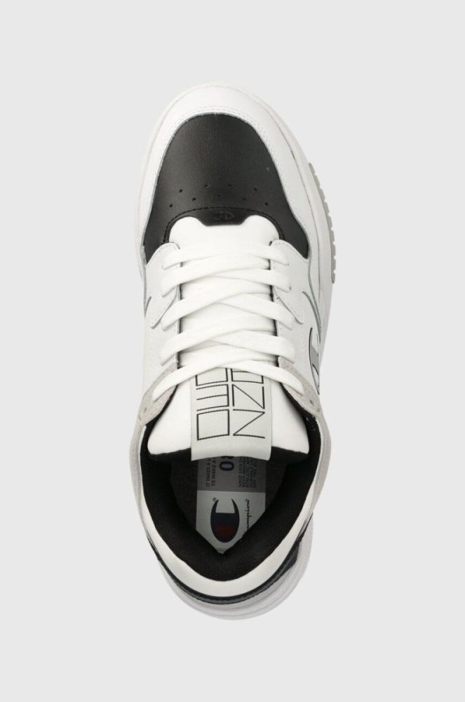 Шкіряні кросівки Champion Z80 SKATE Low колір білий фото 4