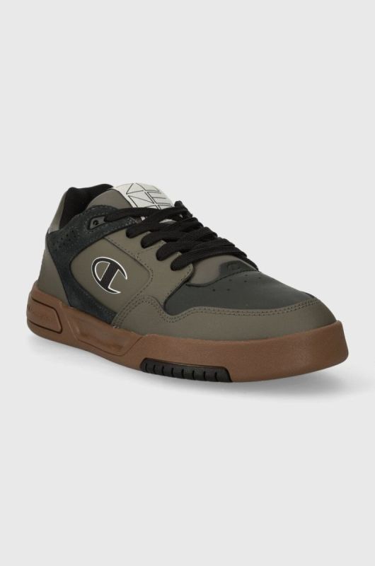 Шкіряні кросівки Champion Z80 SKATE Low колір зелений фото 2