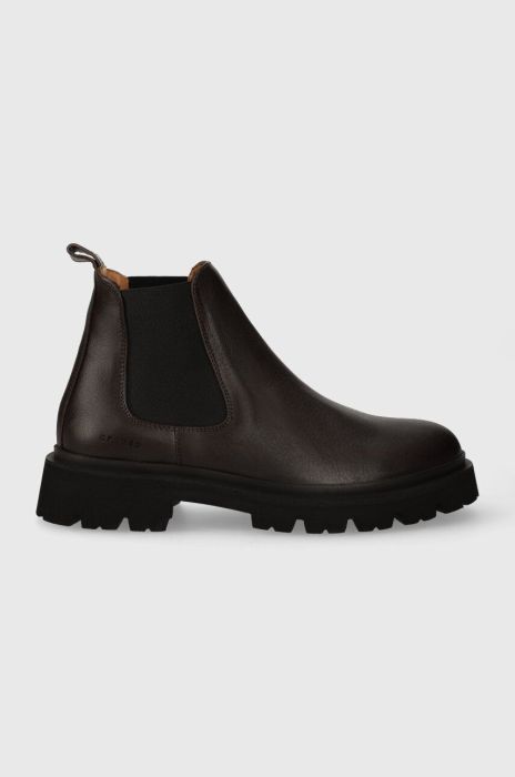 Шкіряні черевики Copenhagen чоловічі колір коричневий CPH128M waxed vitello