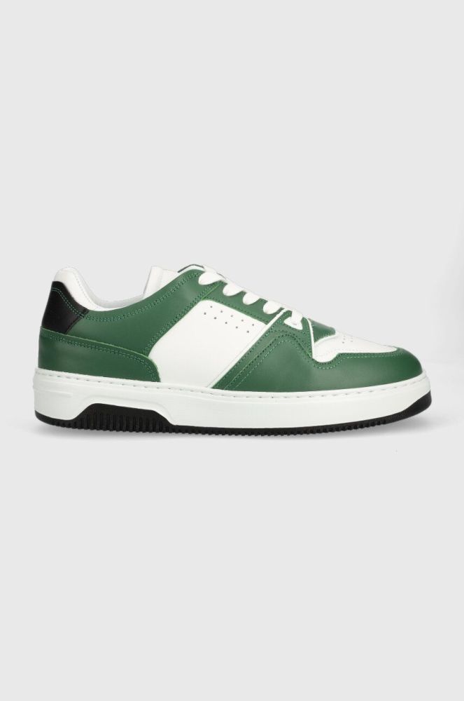 Шкіряні кросівки Copenhagen колір зелений CPH167M vitello