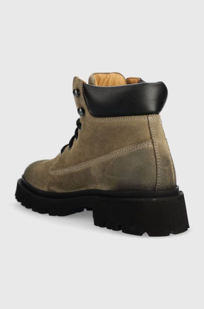 Замшеві черевики Copenhagen чоловічі колір зелений CPH171M waxed suede фото 3