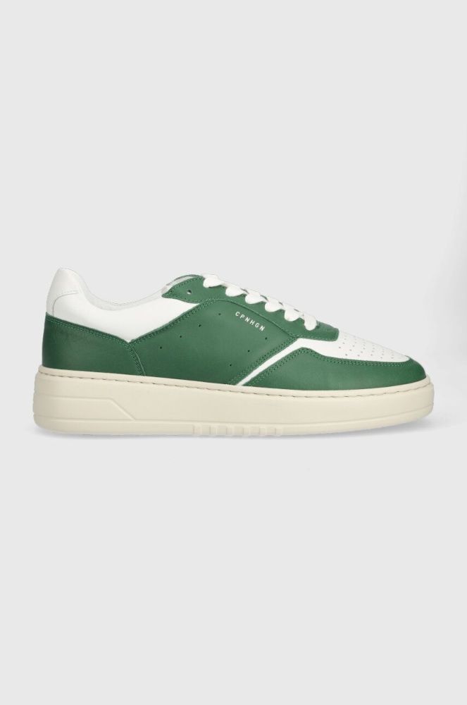 Шкіряні кросівки Copenhagen колір зелений CPH1M leather mix