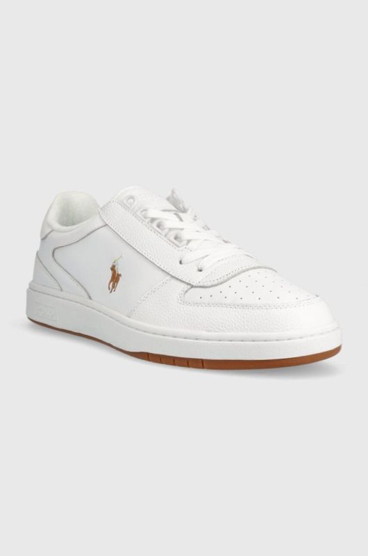 Шкіряні кросівки Polo Ralph Lauren Hanford колір коричневий 809877610004 фото 2