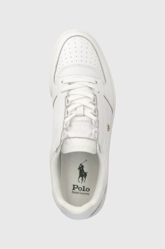 Шкіряні кросівки Polo Ralph Lauren Hanford колір коричневий 809877610004 фото 4