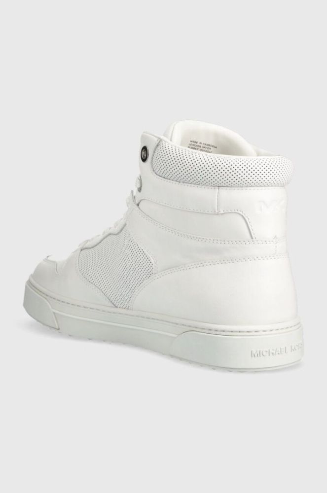 Шкіряні кросівки Michael Kors Barett колір білий 42F3BRFE5L фото 3
