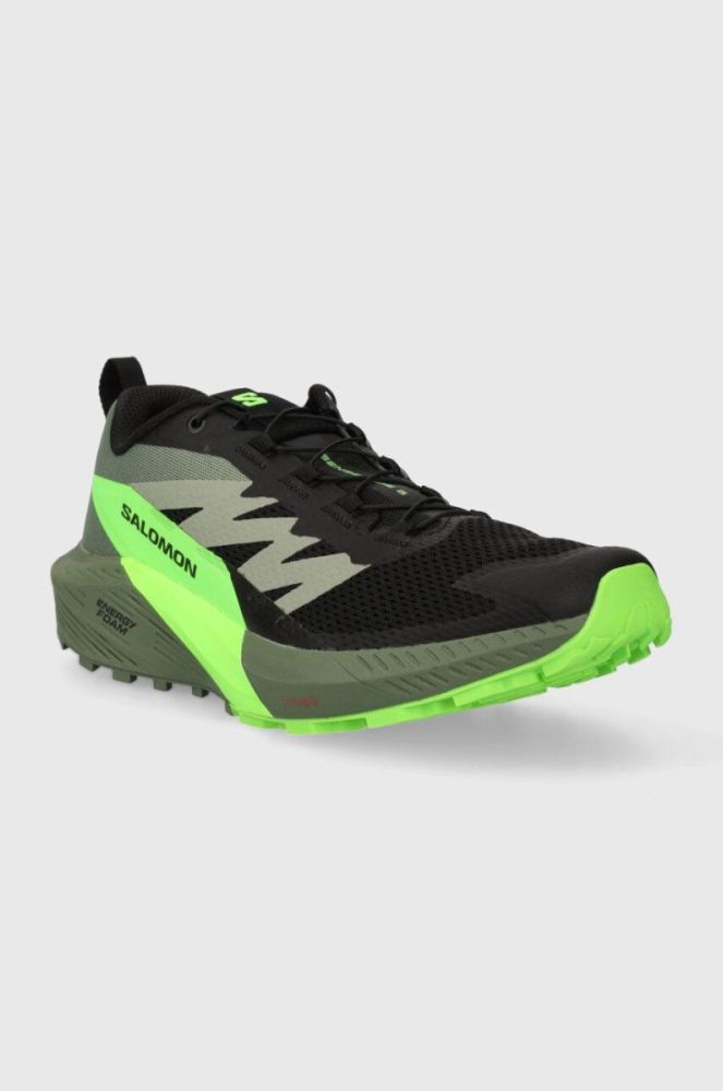 Черевики Salomon Sense Ride 5 чоловічі колір зелений фото 2