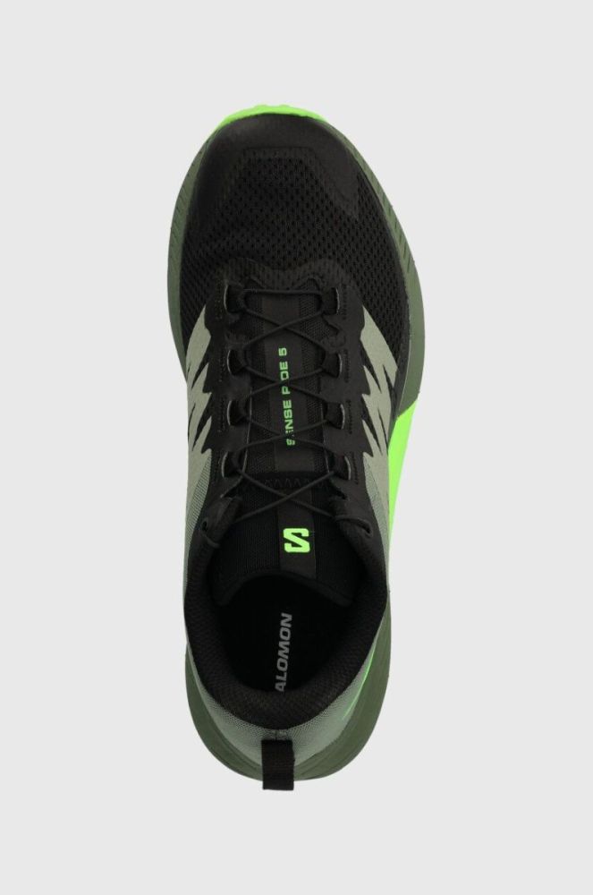 Черевики Salomon Sense Ride 5 чоловічі колір зелений фото 4