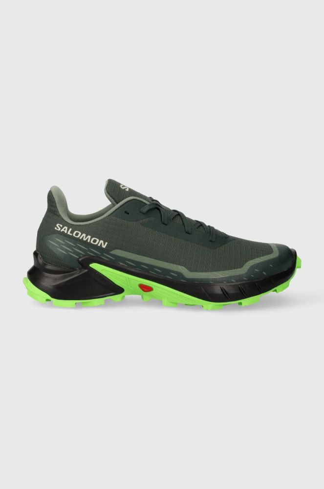 Черевики Salomon Alphacross 5 колір зелений