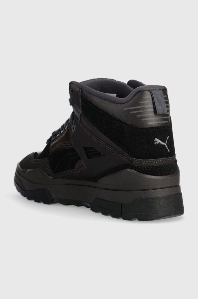Шкіряні кросівки Puma Slipstream Hi Xtreme колір коричневий фото 3