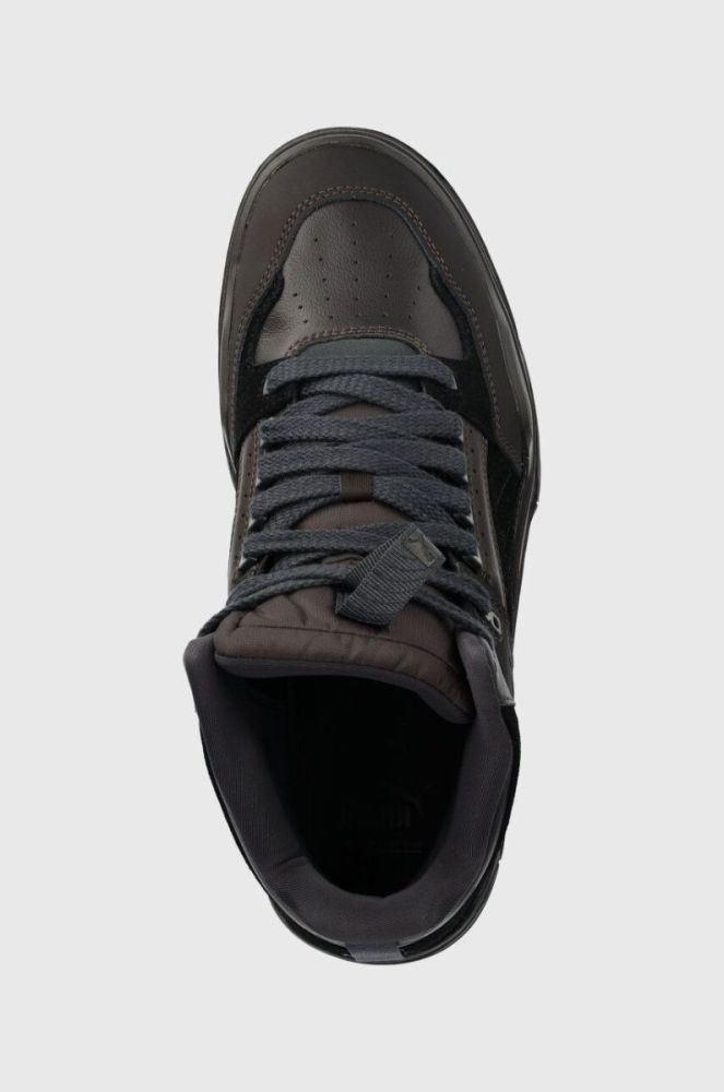 Шкіряні кросівки Puma Slipstream Hi Xtreme колір коричневий фото 4