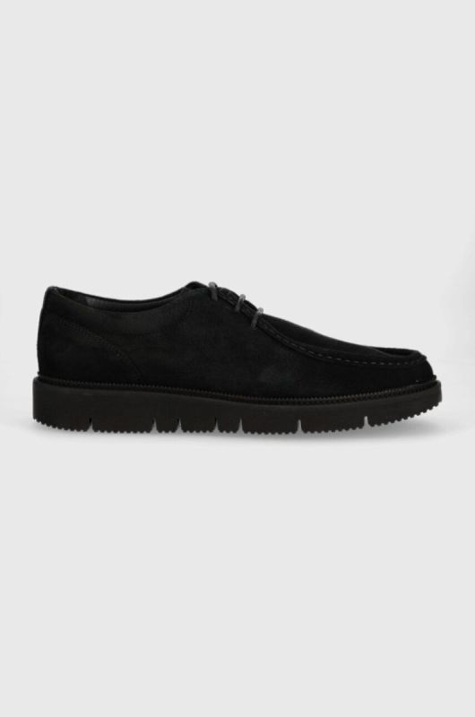 Замшеві туфлі GARMENT PROJECT Eilo Vibram Low чоловічі колір чорний GP2469