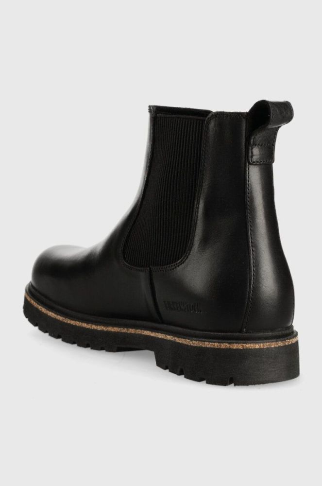 Шкіряні черевики Birkenstock 1025764 чоловічі колір чорний Highwood фото 3