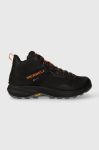 Черевики Merrell MQM 3 Mid GTX чоловічі колір чорний злегка утеплена Черевики Merrell MQM 3 Mid GTX чоловічі колір чорний злегка утеплена
