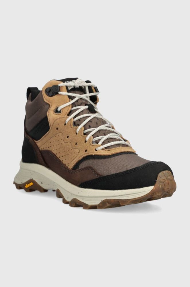 Черевики Merrell Speed Solo Mid WP чоловічі колір коричневий фото 2