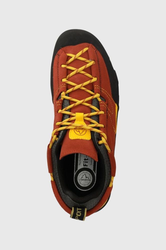 Черевики LA Sportiva Boulder X чоловічі колір червоний злегка утеплена фото 4