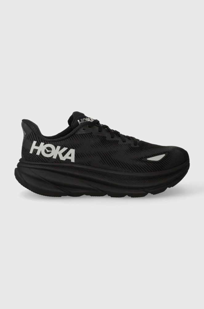 Бігові кросівки Hoka Clifton 9 GTX колір чорний (3584373)