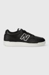 Шкіряні кросівки New Balance BB480LBT колір чорний Шкіряні кросівки New Balance BB480LBT колір чорний