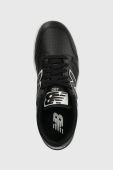 Шкіряні кросівки New Balance BB480LBT колір чорний