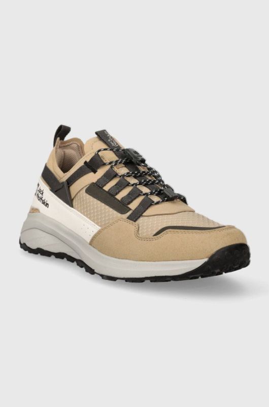 Черевики Jack Wolfskin Dromoventure Athletic Low чоловічі колір бежевий фото 2