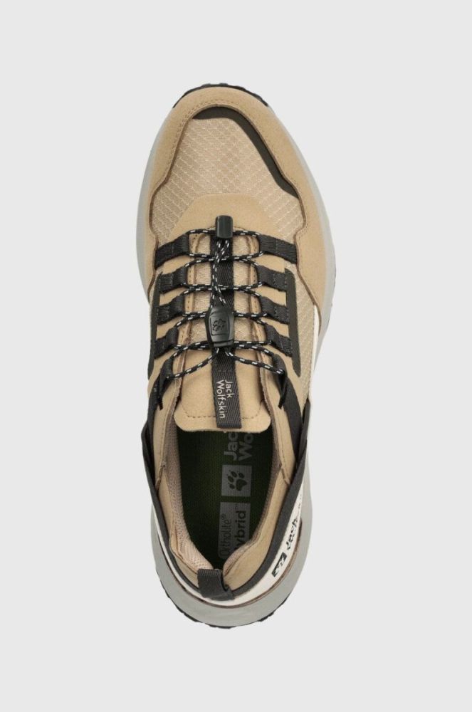 Черевики Jack Wolfskin Dromoventure Athletic Low чоловічі колір бежевий фото 4